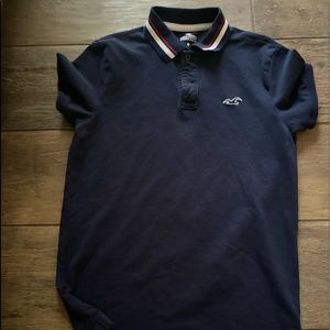 Hollister Mens Navy Polo